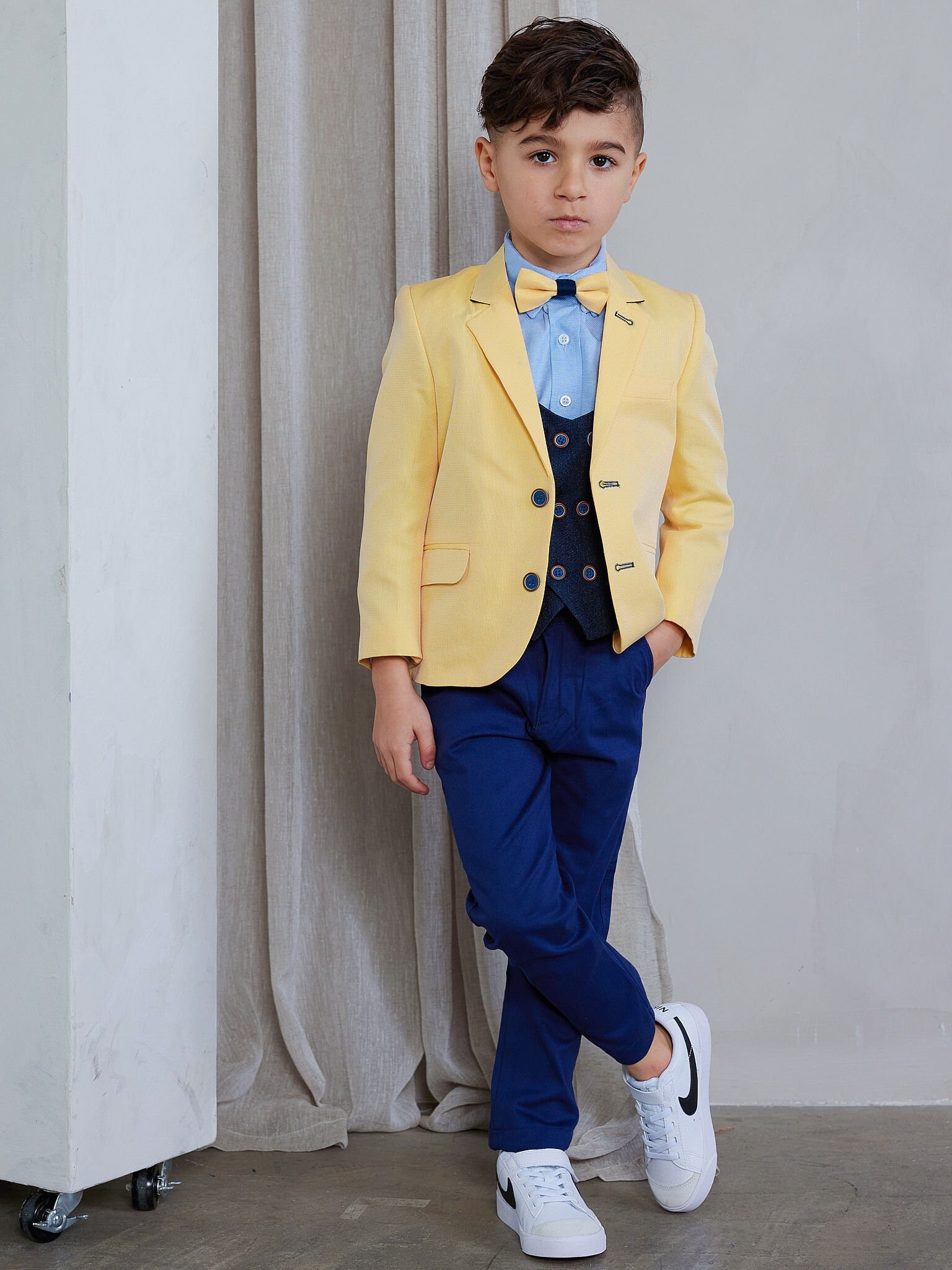 Boys clearance yellow suit