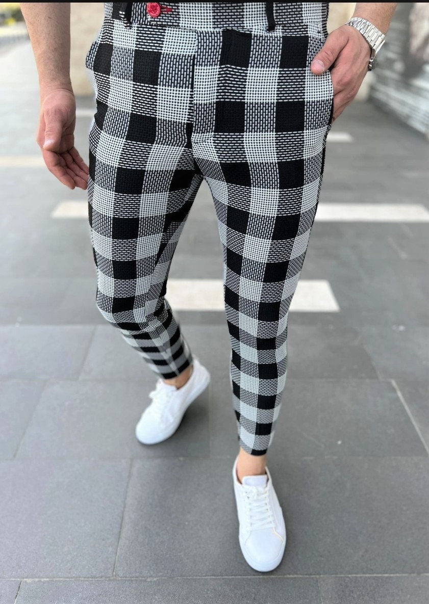 Streetwear Plaid Pant, Black – Everyday Chic Boutique