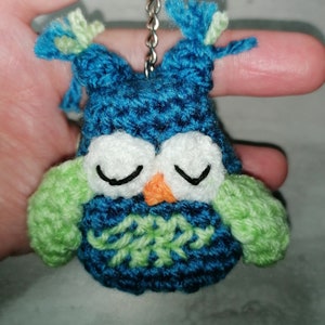 Tutorial/Pattern Owl keychain in French