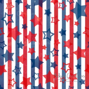 Americana Seamless Muster, Sterne und Streifen, Rot Weiß und Blau Patriotische Streifen Muster, kommerzielle Nutzung, 4. Juli Nahtloses Muster
