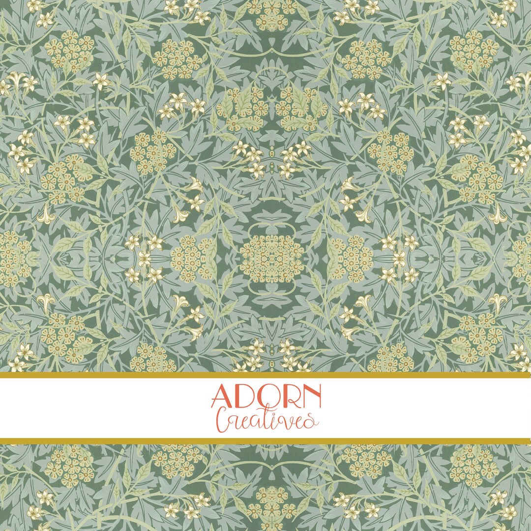 Art Nouveau Pattern, Vintage Paper, William Morris Pattern, Junk ...