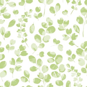 Spring Digital Paper - Seamless Repeat Pattern - Watercolor Flower Design - Commercial Use - Premium Botanical Surface Design - JPEG - 12x12
