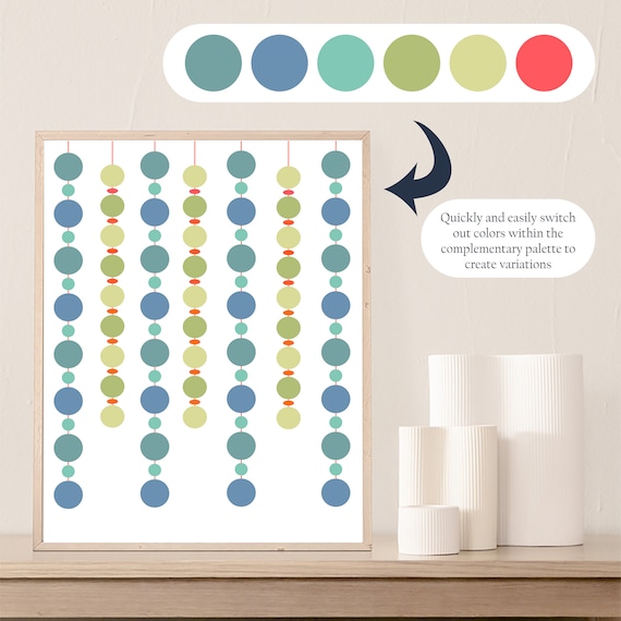36 Mid Century Modern Colors for Branding Design, Weddings