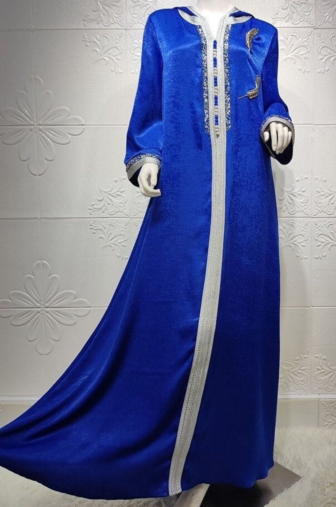 Djellaba Caftan Marocain a Capuche Dubai Mode 2021 | Etsy