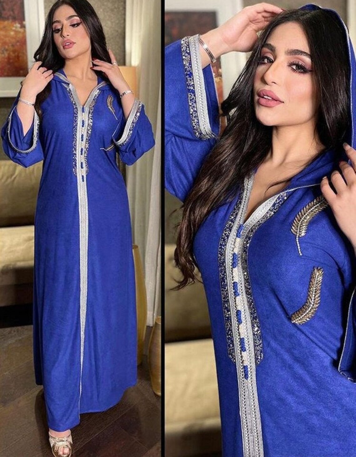 moroccan dress with hood