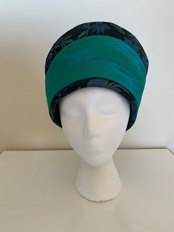 Vintage, Custom-designed Sloped Pillbox Hat - Etsy display picture 1