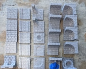 Basic 25-piece Sewer Terrain Set Dungeon Terrain Gaming Terrain dnd Fat Dragon Games Dragonlock RPG Gaming tiles