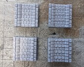 Straight Flow Sewer Tiles - Set of 4, Dungeon Terrain, RPG Tiles, Fantasy, Gaming, Tabletop Games, 28mm 1inch scale, Dragonlock