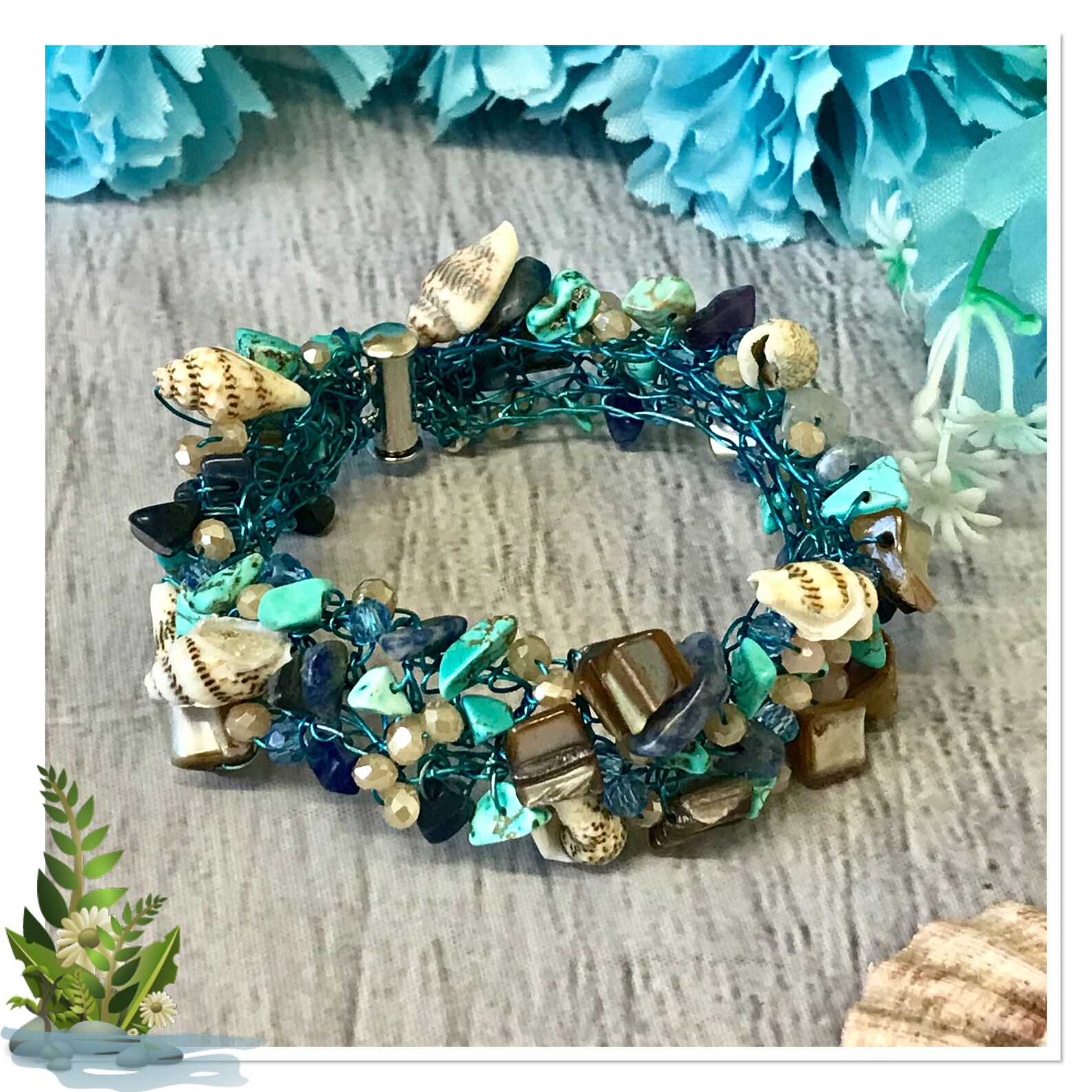 Designer beach bracelet handmade beach bracelet beach Etsy