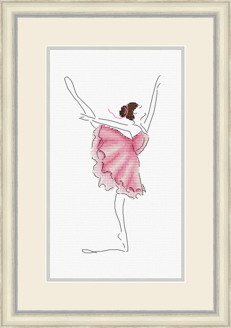 Ballerina Cross Stitch Pattern Dancer Cross Stitch Girl - Etsy
