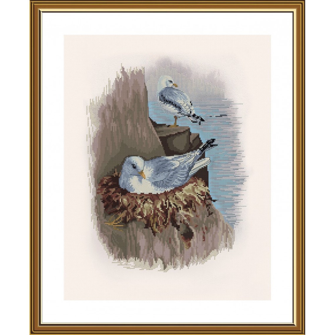 Cross Stitch Kit Birds Embrodery Kit Counted Cross Stitch Kit Etsy Happy get together birds counted cross stitching 11ct printed 14ct