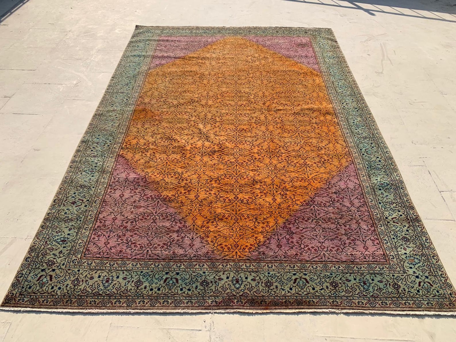 Classic Vintage Old Carpet 100 Handmade and Unique Etsy