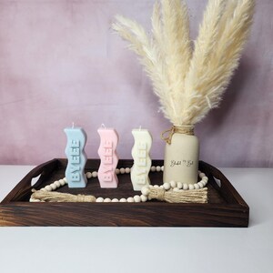 BYEEE candle, naughty candle, adult humour, swear candles, funny candles, Scented candles, cool candles, wavy candle, unique gift ideas