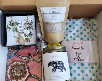 Moederdag, Cadeau voor moeder, Moederdag geschenkdoos, Zelfzorgdoos, Moederdagmand, gepersonaliseerd cadeau voor moeder, Klaar om te verzenden