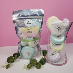 Lot de 6 défroisseurs vapeur pour la douche, défroisseurs vapeur pour la douche d&#39;aromathérapie, défroisseurs vapeur pour la douche sinus