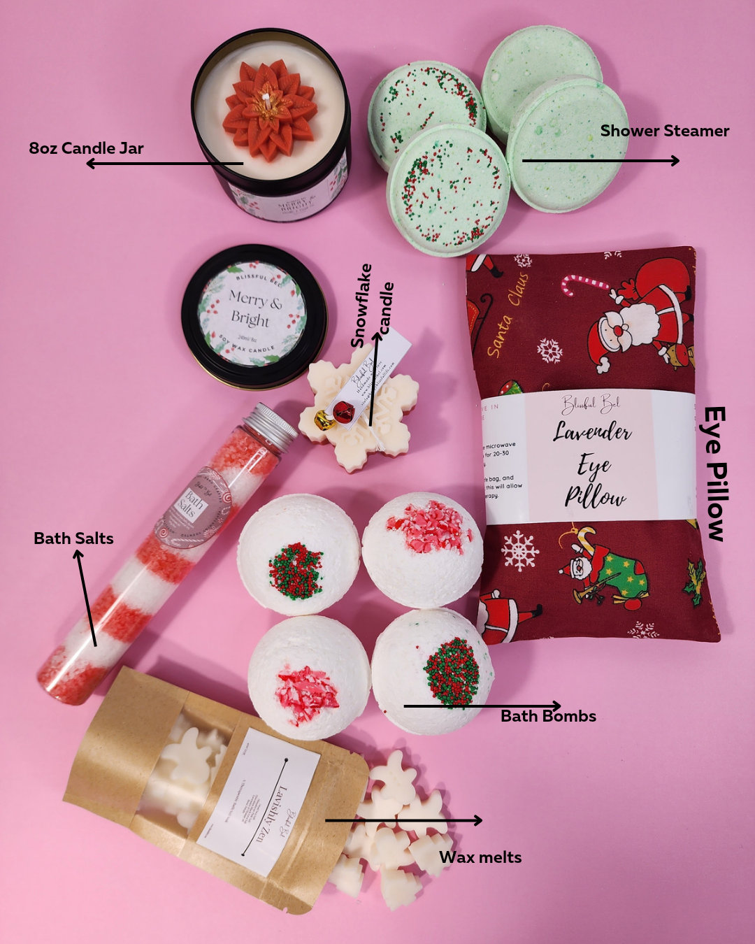 Delux Christmas Gift Box, Holiday Gift Box, Christmas Care