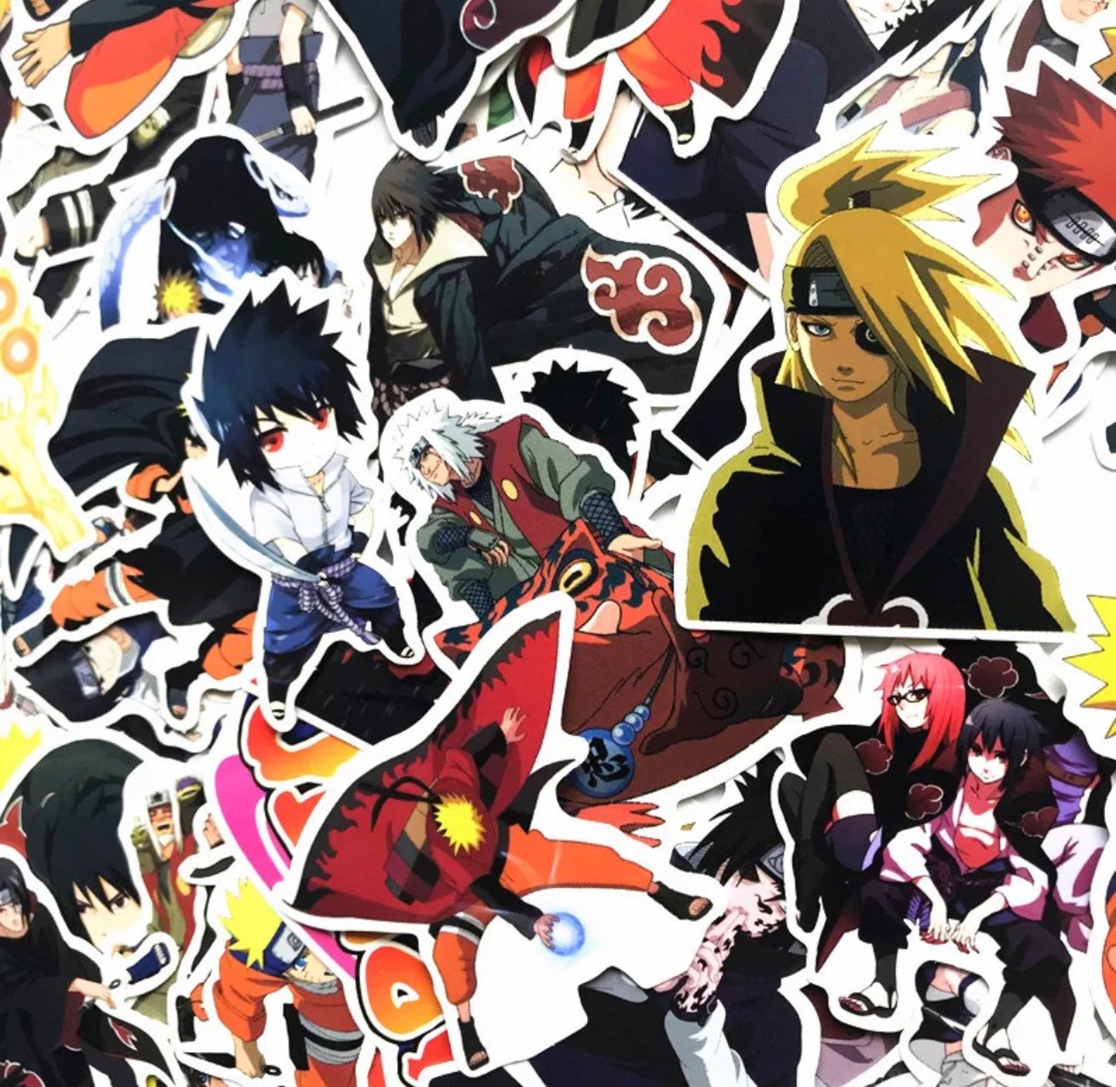 Mix naruto sticker pack 63 STICKERS Etsy