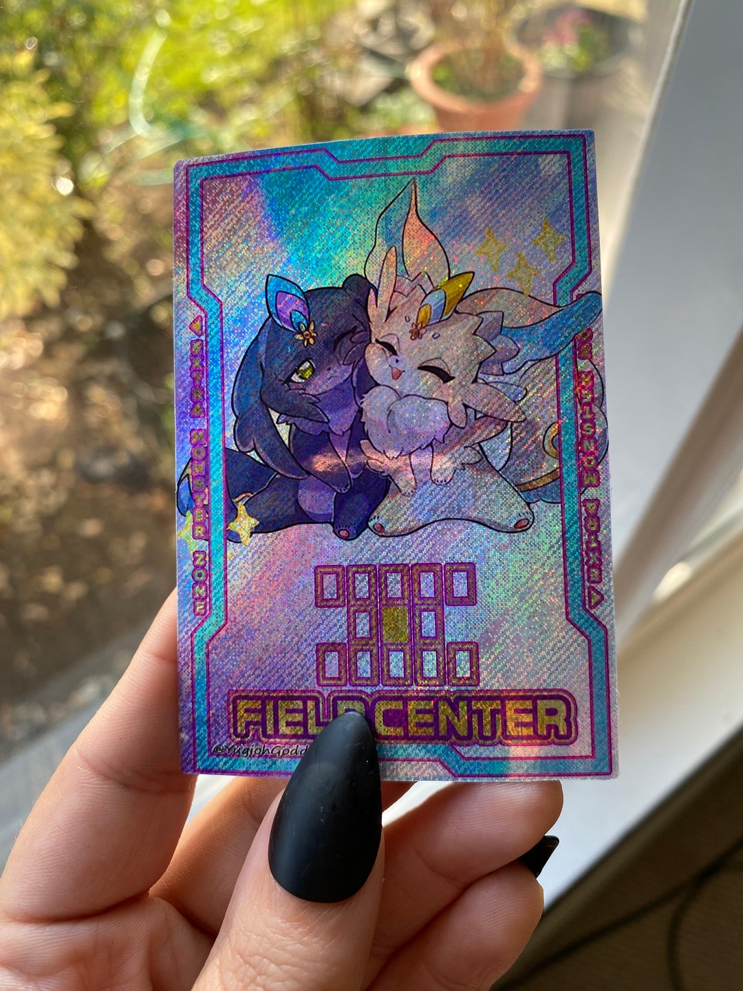 Custom Purrely Field Center Card Etsy Canada