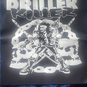 Driller killer punk punkrock rock metal crust dbeat backpatch