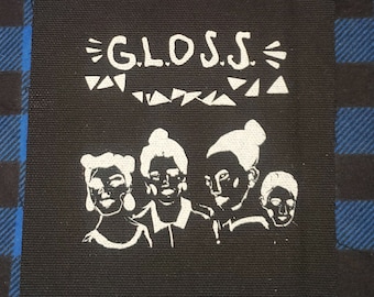 G.L.O.S.S Punk rock punkrock hardcore crust punk UK 82 metal rock punk  band patches