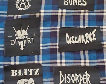 ボロ　ジャケットcrust punk 666 DIY discharge Crust Punk Diy | Jacket from @odd.reflection