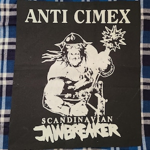 Anti cimex punk rock punkrock hardcore dbeat metal crustpunk backpatch