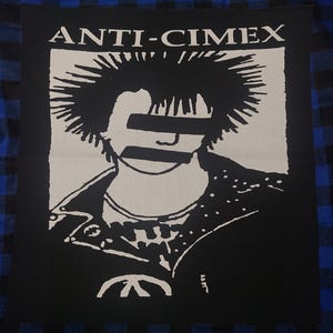 Anti Cimex punk rock crust dbeat hardcore metal Backpatch