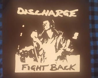 Discharge crust punk dbeat hardcore punkrock punk patch backpatch