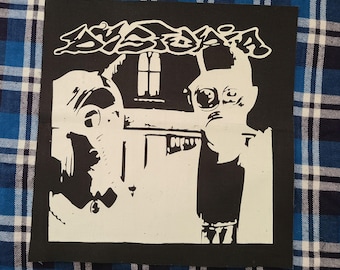 Dystopia punk hardcore dbeat metal backpatch