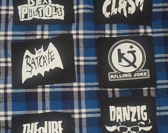 Goth punk punkrock rock hardcore metal patches