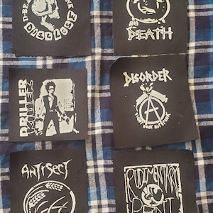Punk punkrock rock metal folk punk crustpunk dbeat grindcore (disclose,driller killer,disorder,antisect,rudimentary peni)