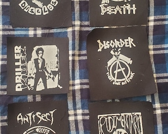 Punk punkrock rock metal folk punk crustpunk dbeat grindcore (disclose,driller killer,disorder,antisect,rudimentary peni)