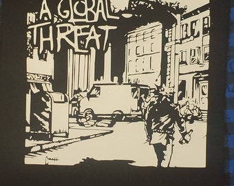 A Global Threat punk rock street punk hardcore punk backpatch
