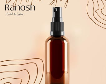 Angel Aura Spray "Ranosh" – Light & Love | Energetic Cleansing | Room Aura Spray | Full Moon Essence with Essential Oils