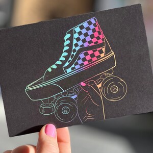 Vans Custom Skate Inspired Art Print by Rollaboots