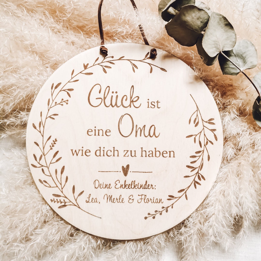 Windspiel Für Oma – 81 Cm, Mit 3 Austauschbaren Segeln, Garten-Deko, Persönliches Geschenk