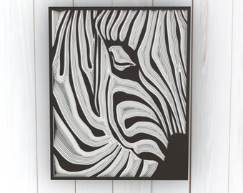 Download Zebra Mandala Svg Etsy