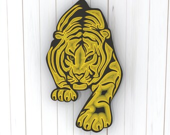 Download Tiger Svg 3d Etsy