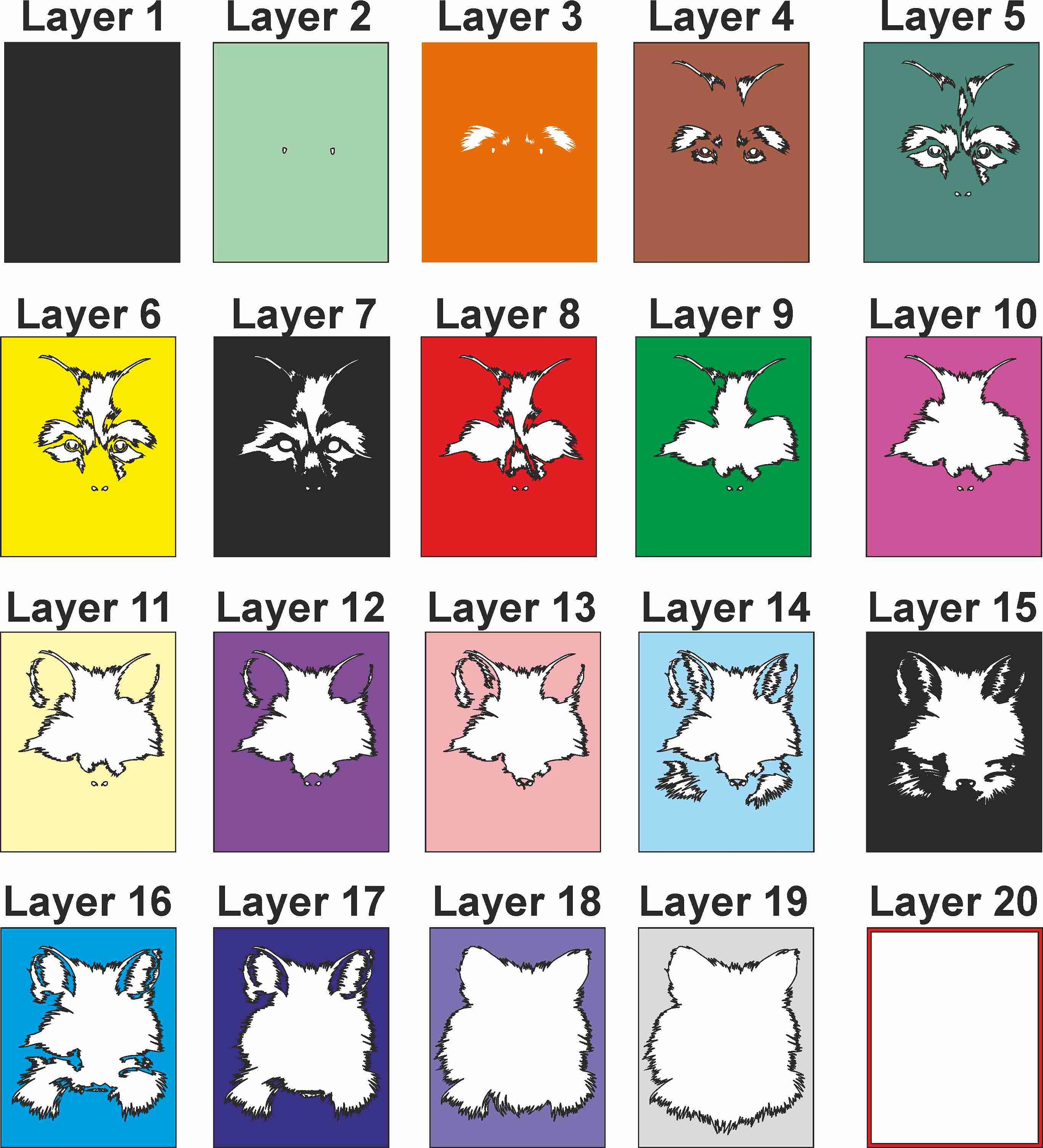 Fox 3D Mandala Svg Multilayer Panel for Laser Cutting SVG - Etsy