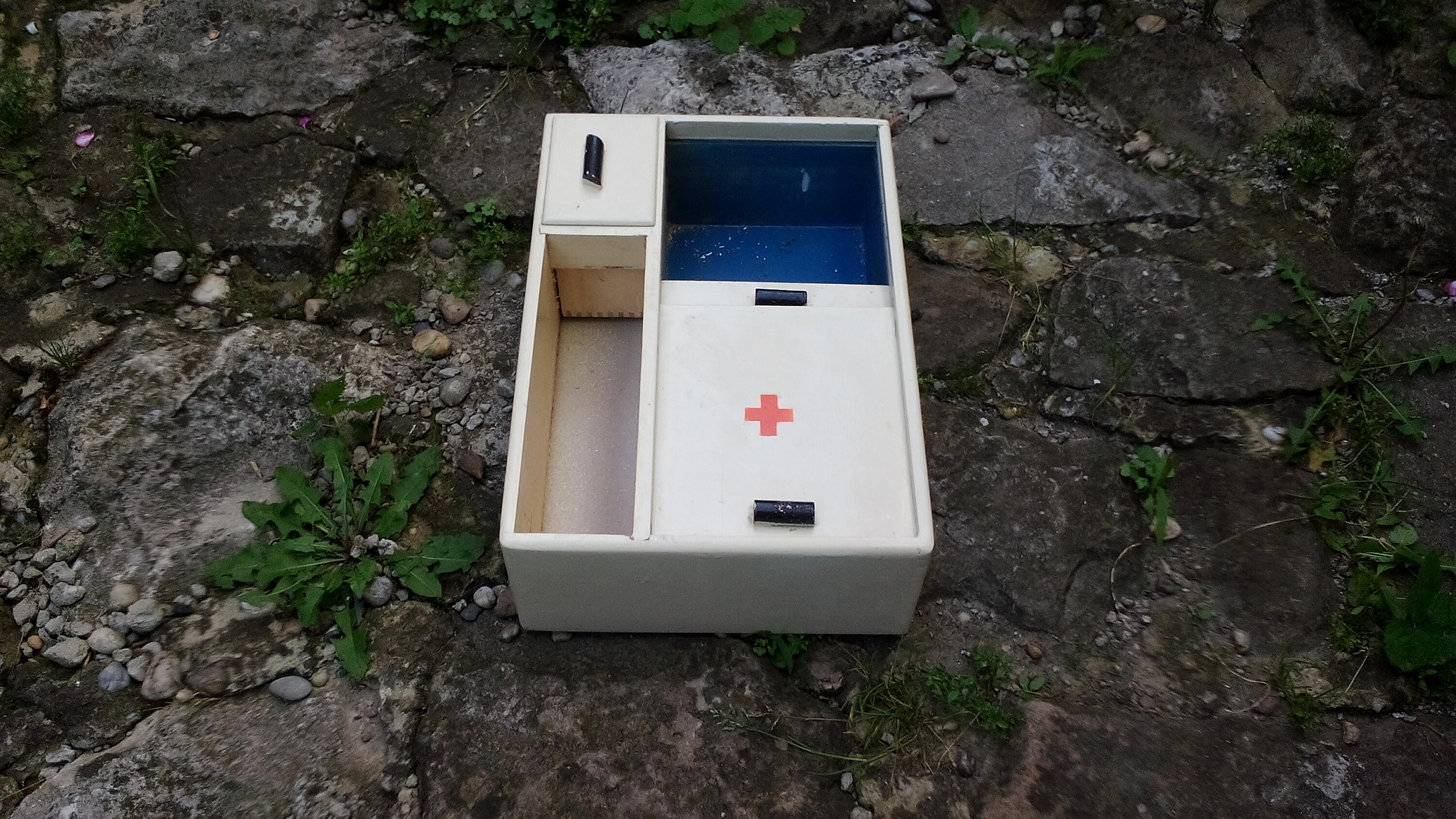 Seltener Alter Alter Medizinschrank aus Holz erste Hilfe | Etsy