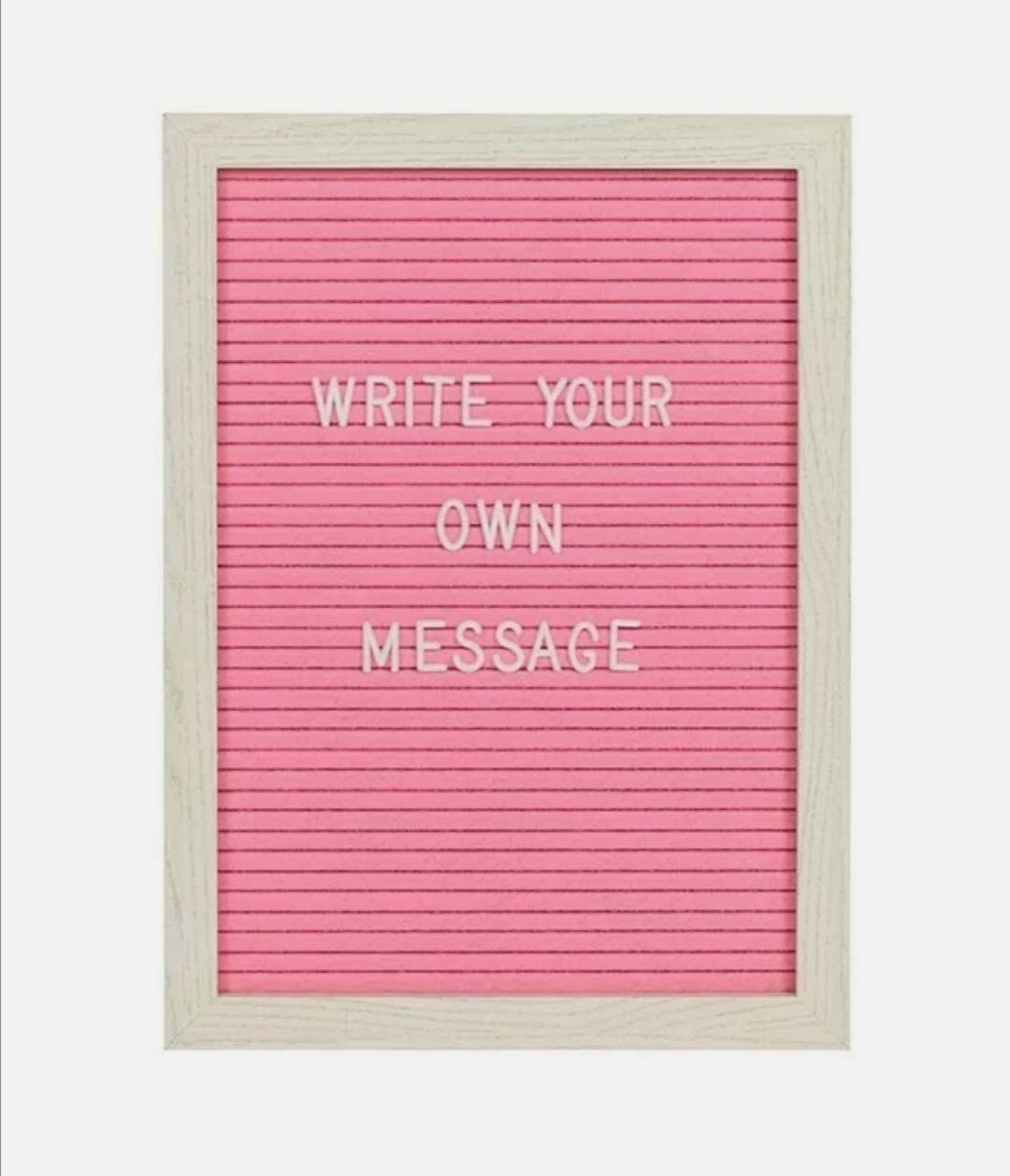 Pink Felt Letter Board Etsy