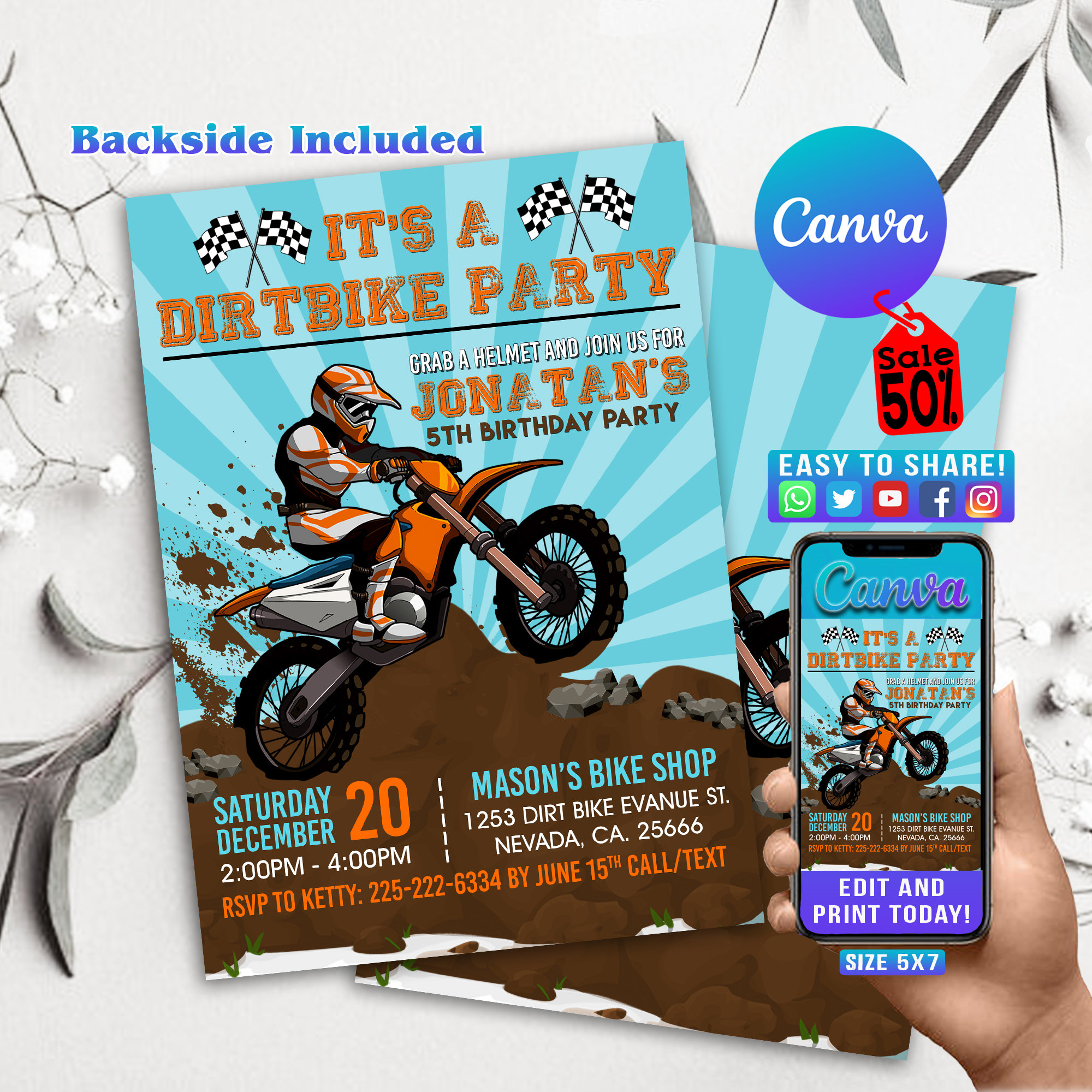 dirt-bike-birthday-invitation-editable-birthday-bash-party-motorbike-kick-start-your-engine-braap-motorcross-template-instant-gt04-etsy