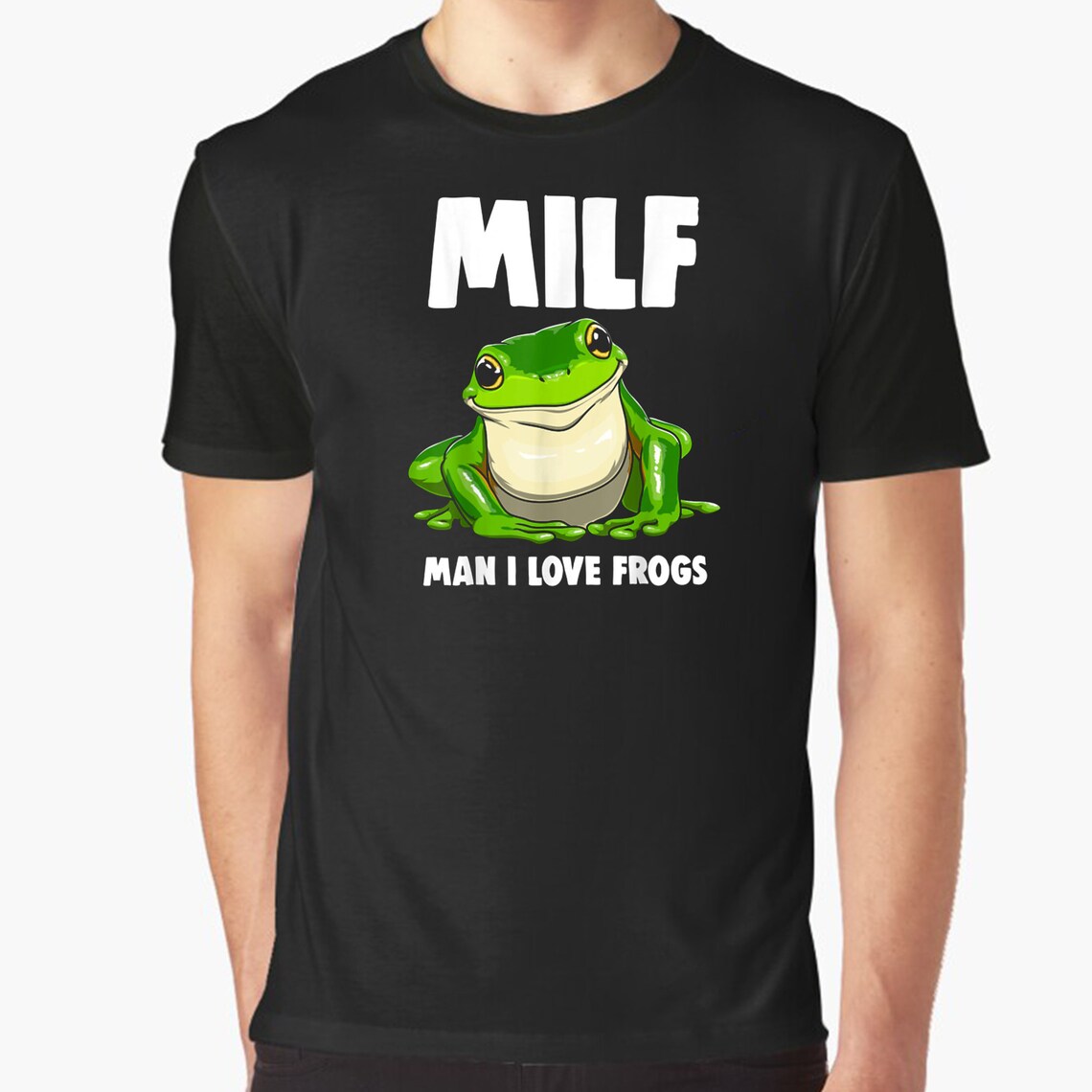 milf shirt man i love frogs