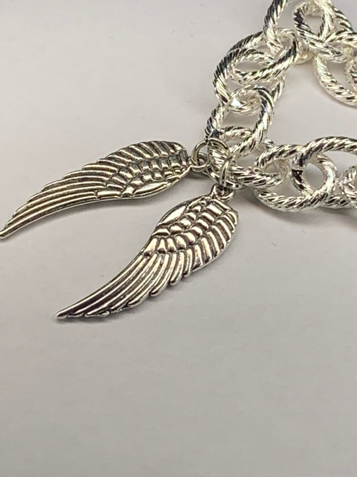 Angel Wing Charm Bracelet Custom Made to OrderPerfect Gift Etsy