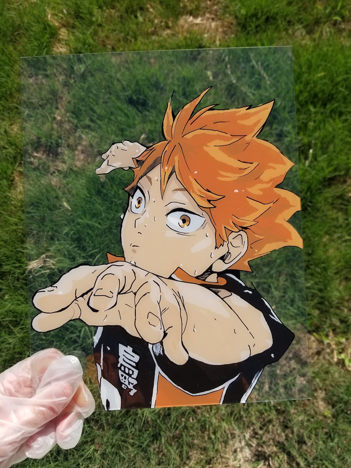 Custom Anime Glass painting color | Etsy