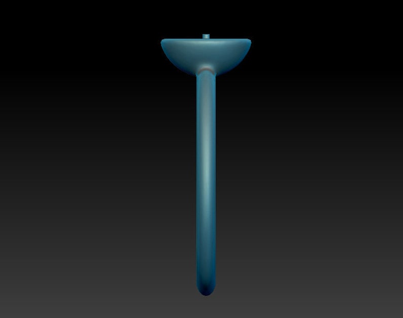 May include: A blue ceramic pedestal sink with a round basin and a single faucet hole.