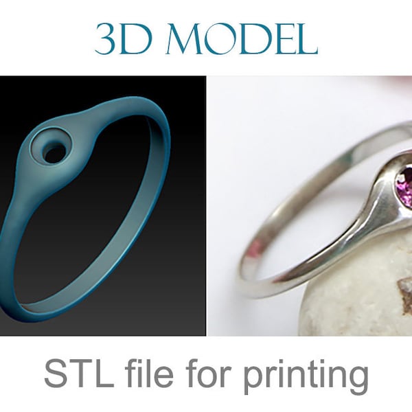 Download jewelry 3d model - A thin miniature ring for the lovers of delicate jewelry