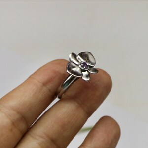 Printable 3D model ring Flower Orchid 3d jewelry design, stl file digital download image 6