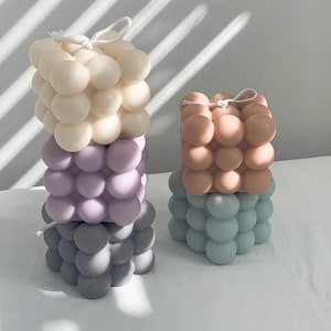 Bubble Cube Candle