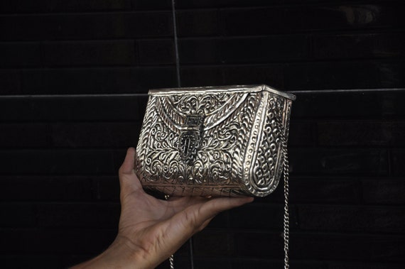 Hand Pouch silk Vintage Women's Box Clutch Purse Bag, Rectangle Shape at Rs  200 in Jaipur